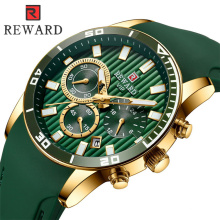 REWARD RD83005M New Watches Men Chronograph Sport Watches High Quality silicone Strap Quartz Wristwatch Relogio Masculino